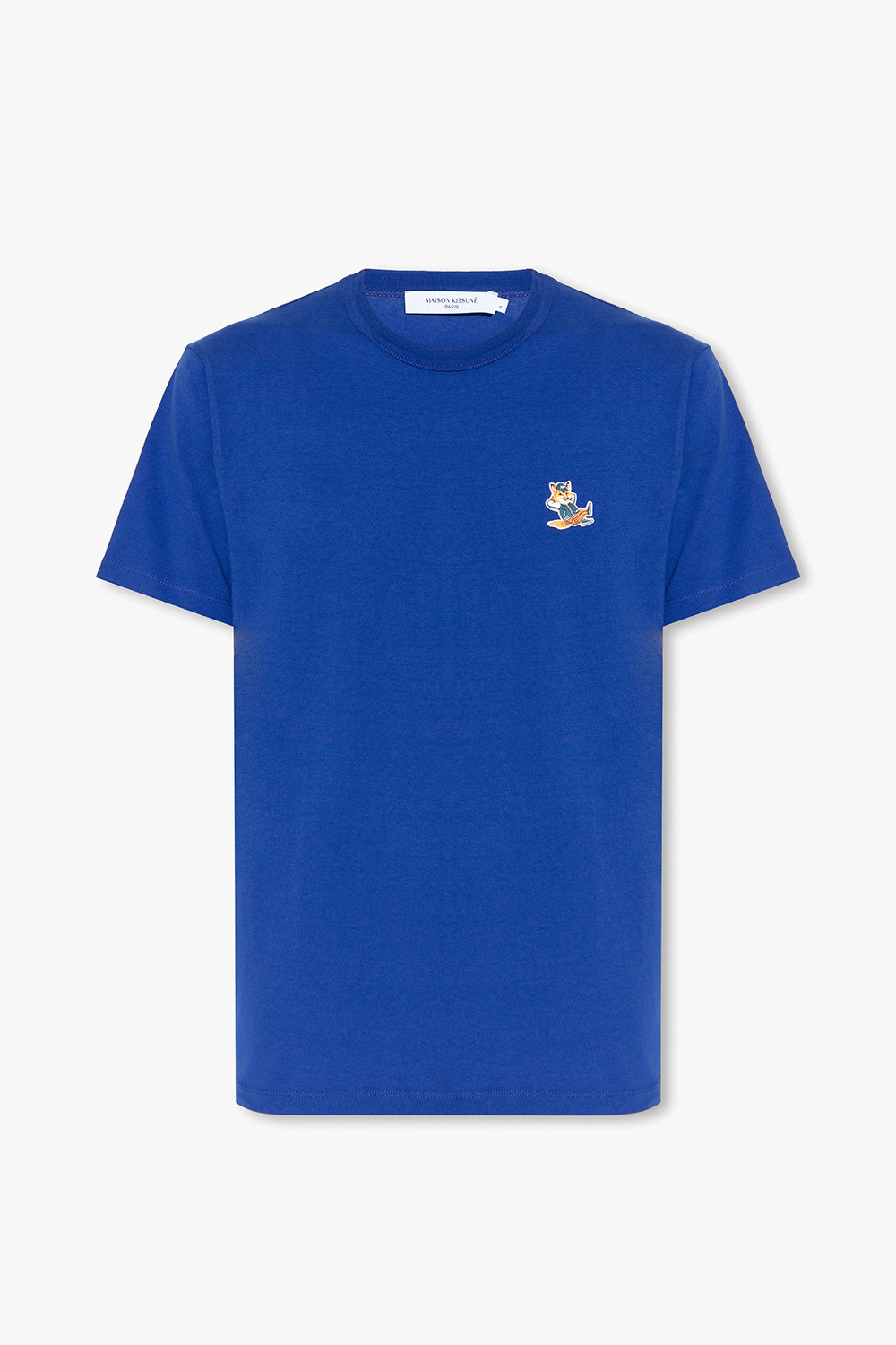 Maison Kitsuné Fox-motif Cotton T-shirt | Black | FARFETCH CA